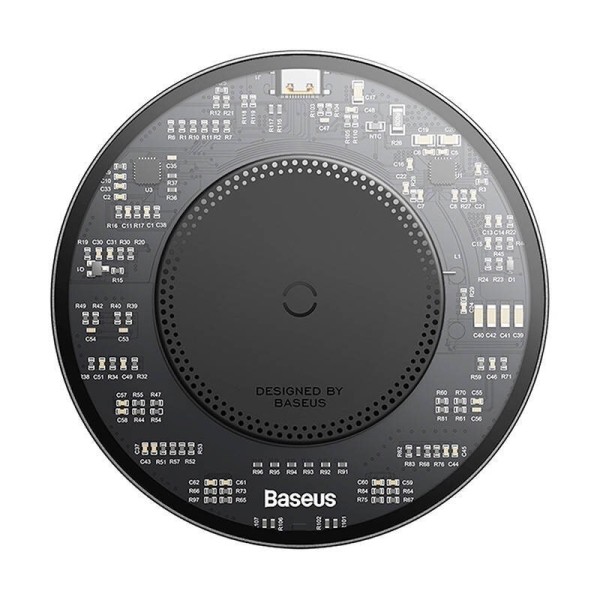 "Baseus" Simple 2 Wireless Charger - Black (15W)