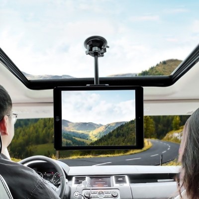 "LanParte" P1 Car Tablet Holder - Black | Priedai.lt