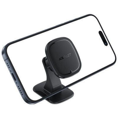 "ACEFAST" D35 magnetic car holder (on the panel) - black | Priedai.lt