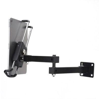 „Saige“ universal wall tablet holder with lock - black | Priedai.LT