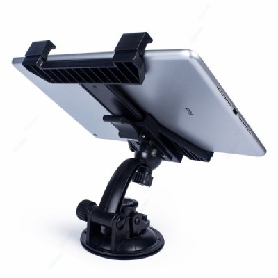"Dacida" Car tablet holder for the glass - black (7-14") | Priedai.lt