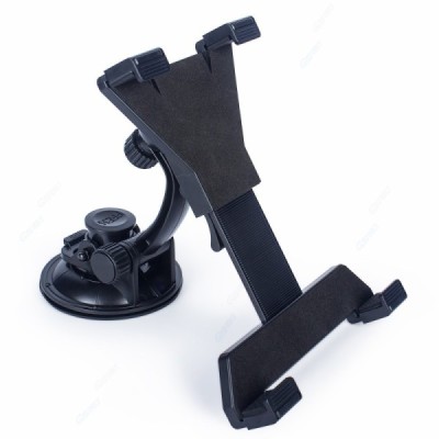 "Dacida" Car tablet holder for the glass - black (7-14") | Priedai.lt