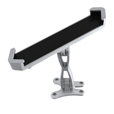 "Tian" universal wall tablet holder with lock - black | Priedai.LT