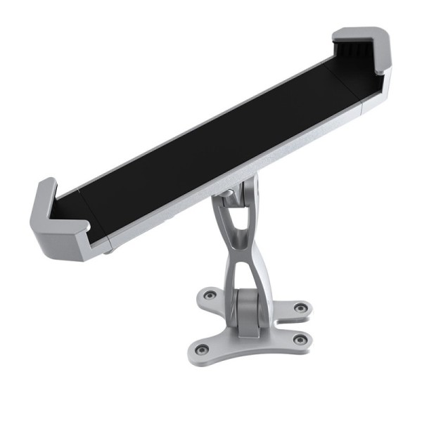 "Tian" universal wall tablet holder with lock - black