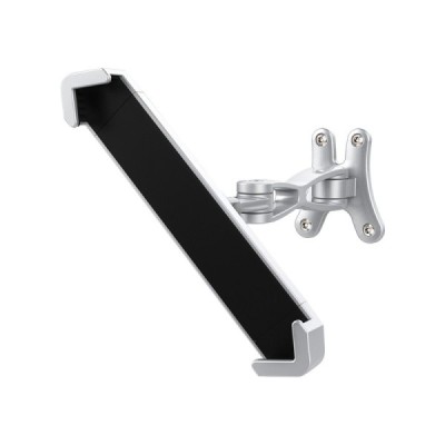 "Tian" universal wall tablet holder with lock - black | Priedai.LT