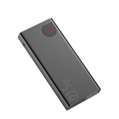 Baseus Adaman Metal Fast Charge External Battery - Black (20000 mAh, 22.5W) | Priedai.LT