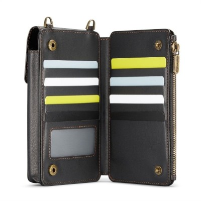 CaseMe ME50 Universal Case (Wallet) - Handbag - Black (XXL) | Priedai.lt