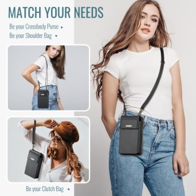 CaseMe ME50 Universal Case (Wallet) - Handbag - Black (XXL) | Priedai.lt