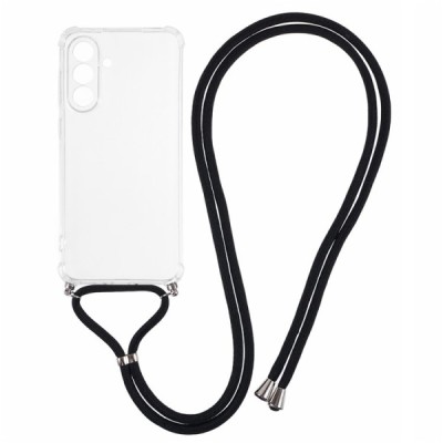 Samsung Galaxy A56 "Mofan" Strap hard silicone (TPU) case - transparent | Priedai.lt