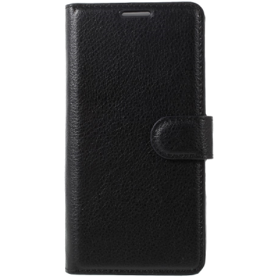 Huawei P10 Binfen Litchi Flip Book Case - Black | Priedai.lt