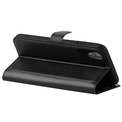 Sony Xperia XA1 Binfen Litchi Flip Book Case - Black | Priedai.lt