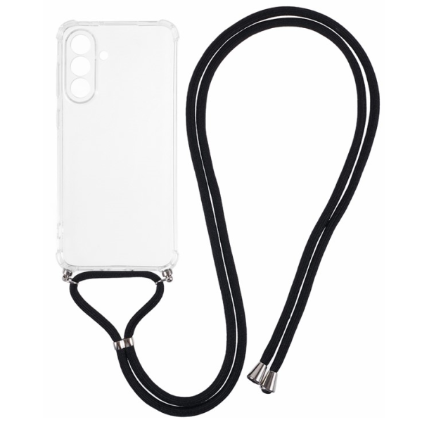 "Mofan" Strap silicone (TPU) case - transparent (Galaxy A36)