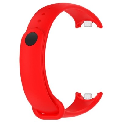 "Kumikoo" smartwatch hard silicone (TPU) bracelet (strap) - Red (Xiaomi Smart Band 9 NFC / 9 / 8 NFC / 8) | Priedai.lt