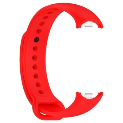 "Kumikoo" smartwatch hard silicone (TPU) bracelet (strap) - Red (Xiaomi Smart Band 9 NFC / 9 / 8 NFC / 8) | Priedai.lt