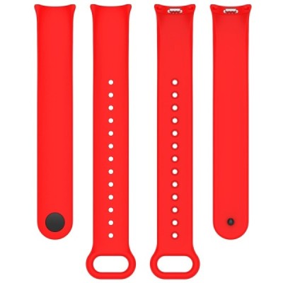 "Kumikoo" smartwatch hard silicone (TPU) bracelet (strap) - Red (Xiaomi Smart Band 9 NFC / 9 / 8 NFC / 8) | Priedai.lt