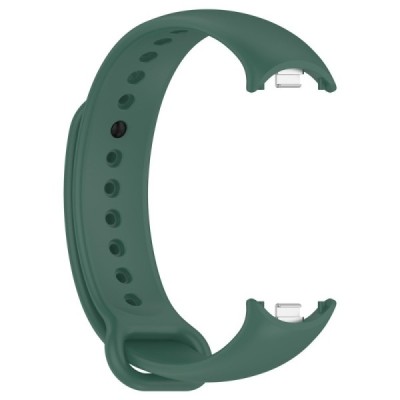 "Kumikoo" smartwatch hard silicone (TPU) bracelet (strap) - Green (Xiaomi Smart Band 9 NFC / 9 / 8 NFC / 8) | Priedai.lt