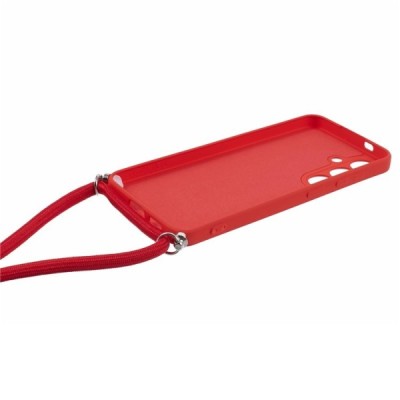 Samsung Galaxy S24 "Mofan" Strap hard silicone (TPU) case - Red | Priedai.lt