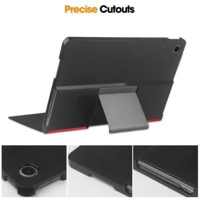 Lenovo Tab Plus 11.5" (TB351FU) „Saige" Flip Book Case - Red (foldable) | Priedai.lt
