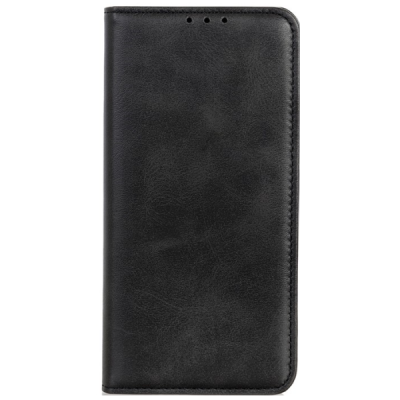 Motorola Moto E14 4G / G04 4G / G04s 4G / G24 4G "Split" black leather flip case - book | Priedai.lt
