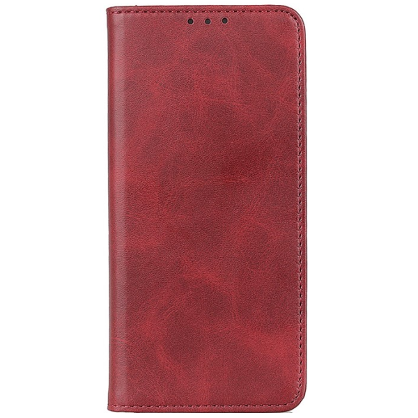 "Binfen" Split flip book case - Red (Moto E14 4G / G04 4G / G04s 4G / G24 4G)