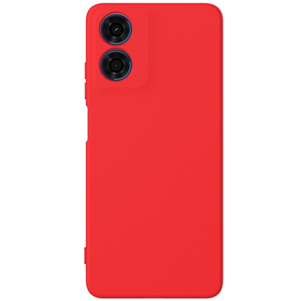 "Shell" hard silicone (TPU) case - red (Moto E14 4G / G04 4G / G04s 4G / G24 4G)
