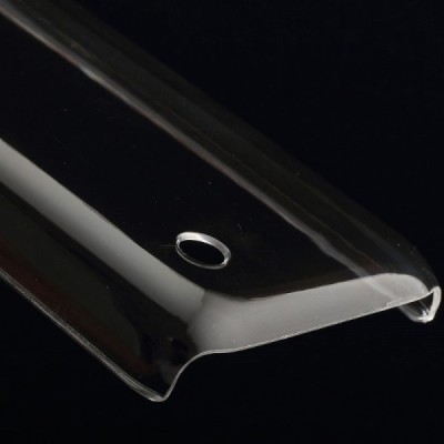 Nokia Lumia 530 (530 DS) plastikinis skaidrus (permatomas) dėklas - nugarėlė / Priedai.lt