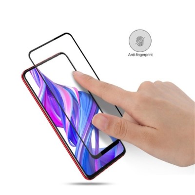 Huawei P Smart Pro (2019) / P Smart Z / Honor 9X "AMORUS" Tempered Glass reinforced protection black full coverage protective sc