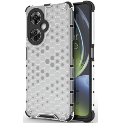 "Mofan" Honeycomb Reinforced Protection Case - Clear (OnePlus Nord CE 3 Lite 5G) | Priedai.lt