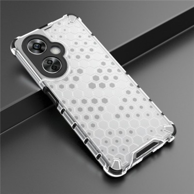 "Mofan" Honeycomb Reinforced Protection Case - Clear (OnePlus Nord CE 3 Lite 5G) | Priedai.lt