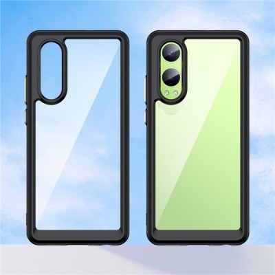 OnePlus Nord CE4 Lite 5G "Mofan" Clear Hard Silicone TPU Case Cover - Black | Priedai.lt