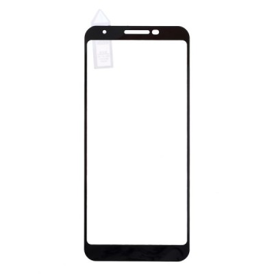 Google Pixel 3a "Rurihai" 9H full coverage protective screen glass - black 2.5D | Priedai.lt