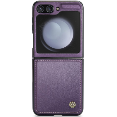 Samsung Galaxy Flip7 FE / Flip6 „CaseMe“ Leather plastic Purple case - cover | Priedai.lt
