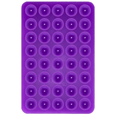 "Suction Pad" universal silicone suction cup mat (holder) - purple | Priedai.LT