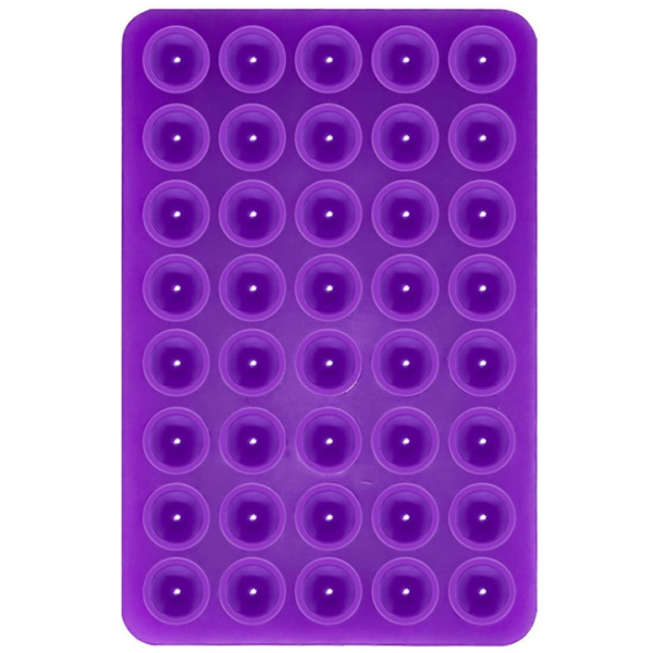 "Suction Pad" silicone suction cup mat (holder) - purple