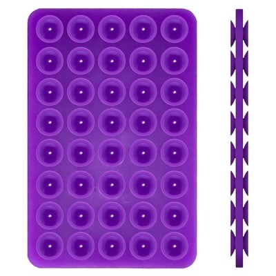 "Suction Pad" universal silicone suction cup mat (holder) - purple | Priedai.LT