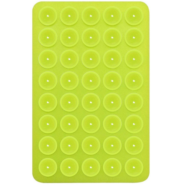 "Suction Pad" silicone suction cup mat (holder) - green