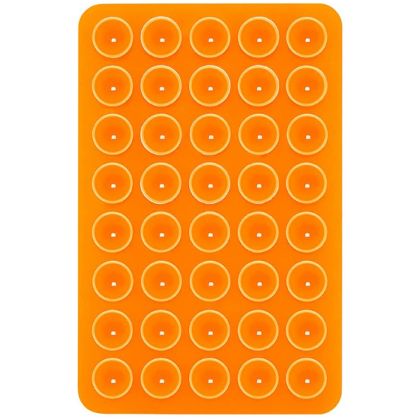 "Suction Pad" silicone suction cup mat (holder) - orange