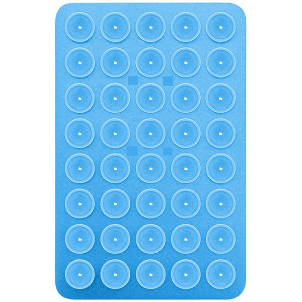 "Suction Pad" silicone suction cup mat (holder) - Blue