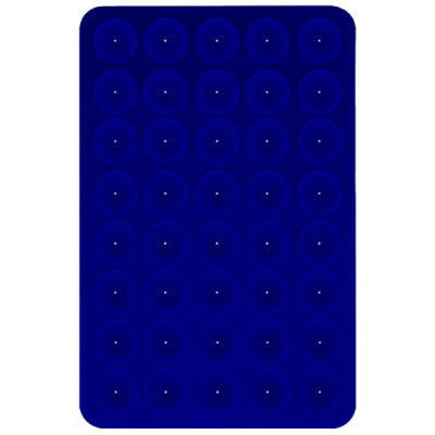 "Suction Pad" universal silicone suction cup mat (holder) - dark blue| Priedai.LT