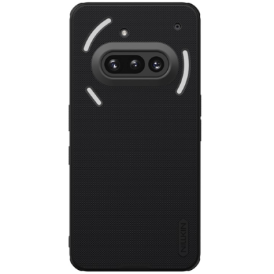 Nillkin Frosted Shield Pro Nothing Phone (3a) Black Plastic Case Cover - Black | Priedai.lt