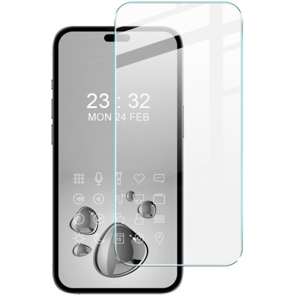 "IMAK" protective tempered screen glass - transparent (iPhone 16 Pro)