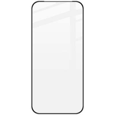 Google Pixel 9a "IMAK" Tempered Glass reinforced protection black full coverage protective screen glass | Priedai.lt