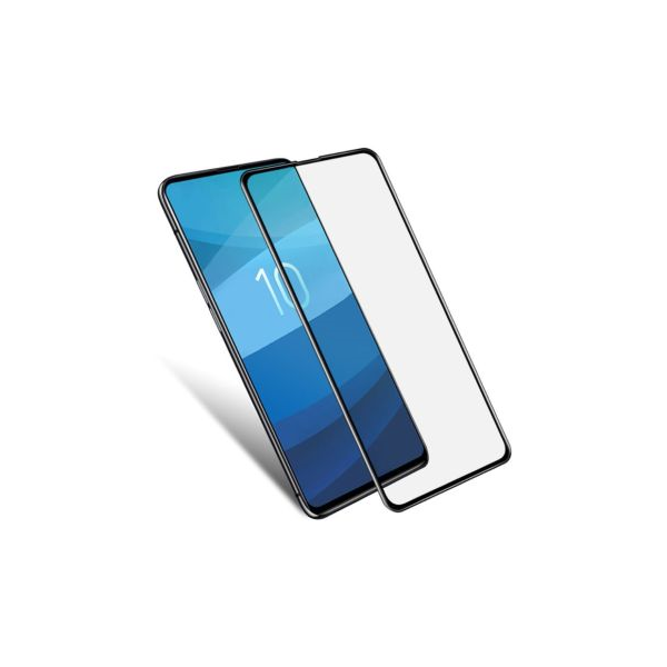 "IMAK" Tempered Glass full coverage protective screen glass - black (Galaxy S10)