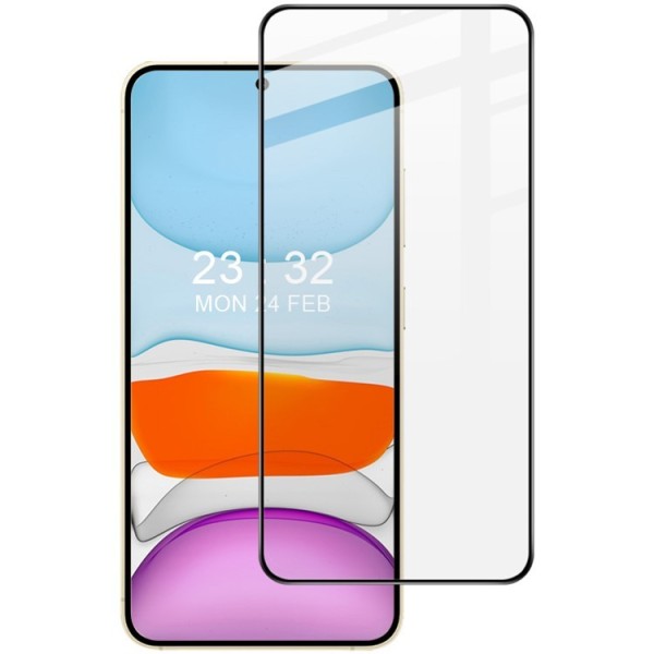 "IMAK" Tempered Glass full coverage protective screen glass - black (Galaxy S25+)
