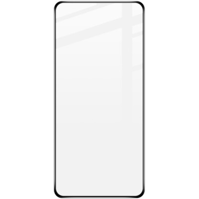 Samsung Galaxy S21 "IMAK" Tempered Glass reinforced protection black full coverage protective screen glass | Priedai.lt