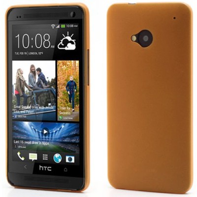 Ploniausias pasaulyje HTC One M7 oranžinis dėklas (Dėkliukas) / Priedai.lt