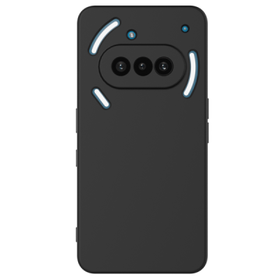 Nothing Phone 3a "Shell" hard liquid silicone (TPU) case black - cover | Priedai.lt