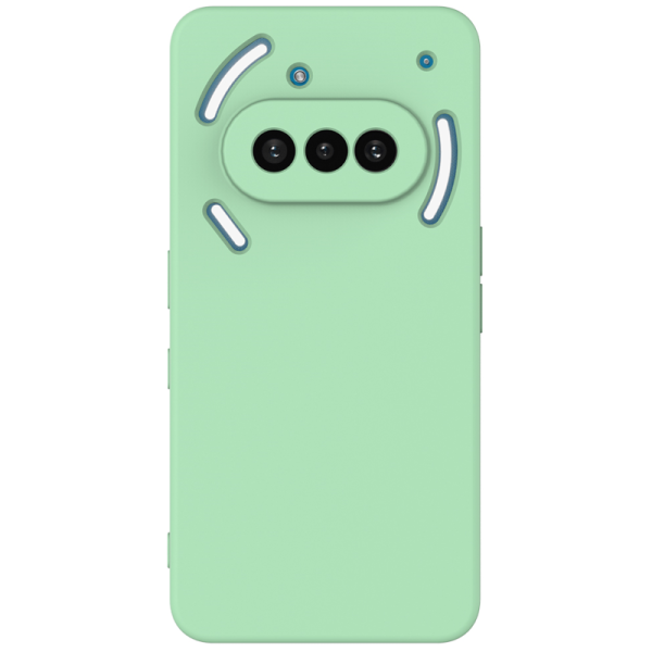 "Shell" hard silicone (TPU) case - green (Nothing Phone 3a)