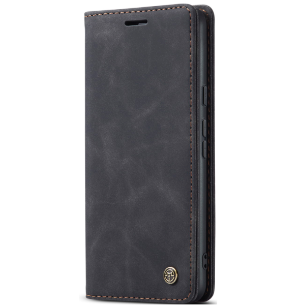 „CaseMe“ Retro Solid Flip Case - Black (Pixel 9a)
