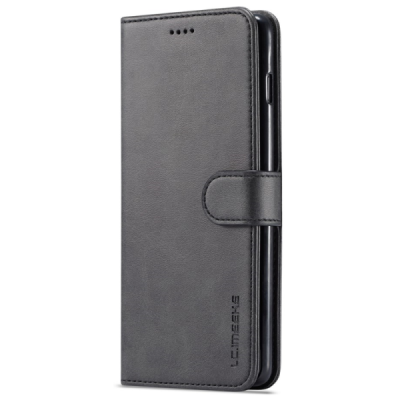 Samsung Galaxy S10 LC IMEEKE Flip Book Case Cover - Black | Priedai.lt